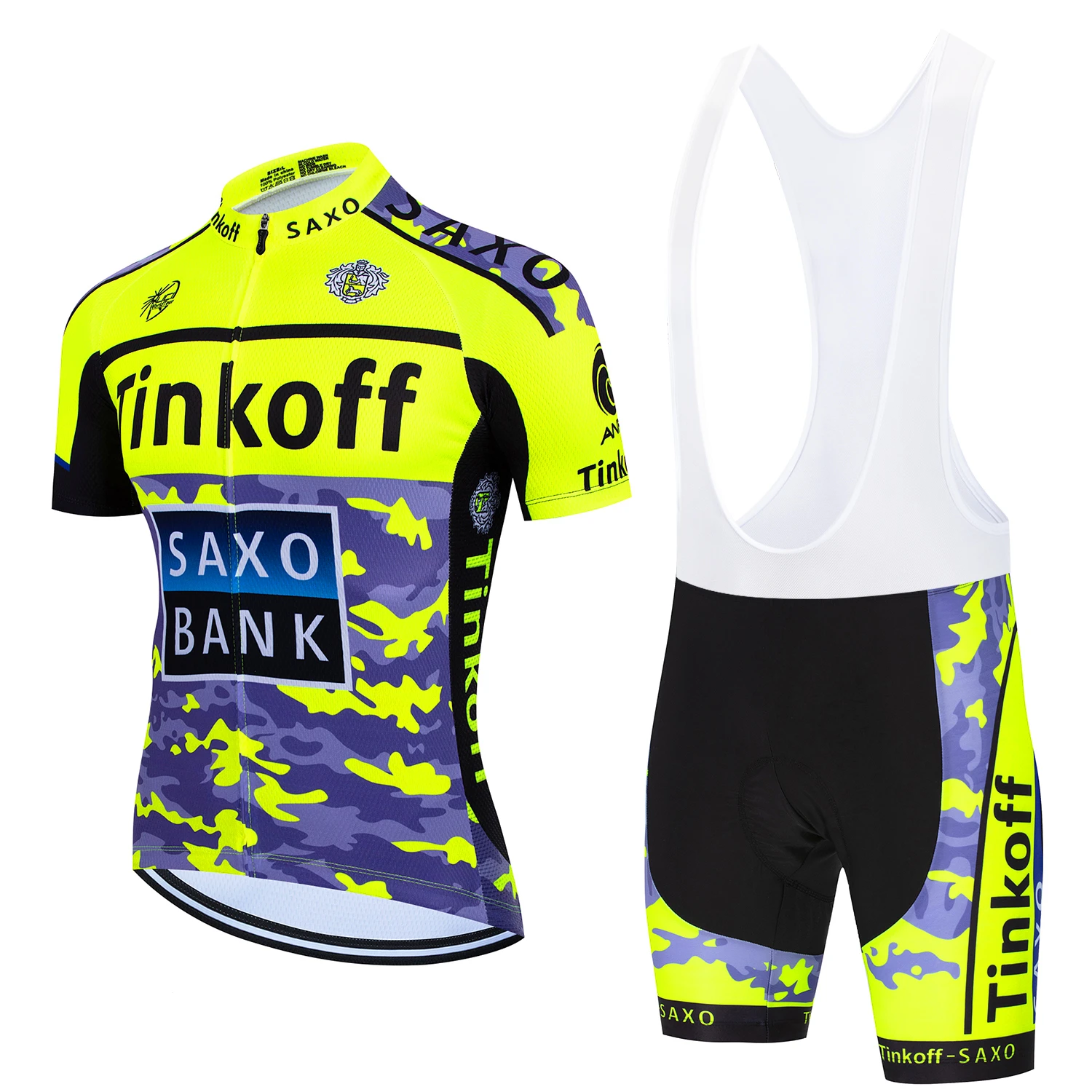 2024Tinkoff saxo bank Maglia da ciclismo Set Camicia da ciclismo - Main Image