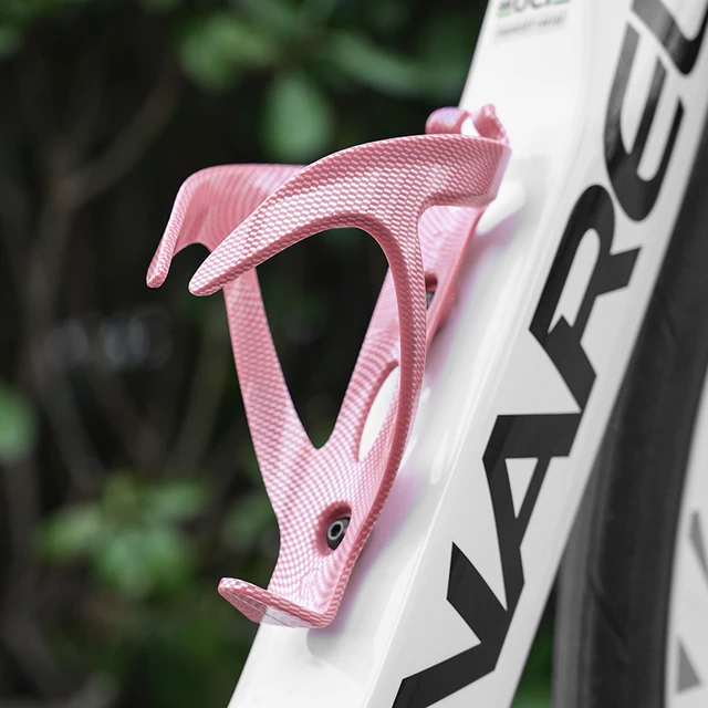 Ultralight Fashionable Carbon Pattern Bike Bottle Cage High Elastic Road Bicycle Bottle Holder Unique MTB Water Bottle Mount 5