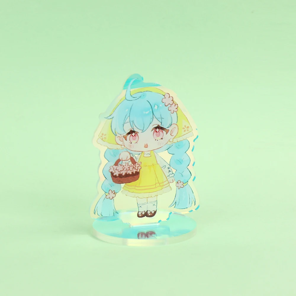 Personalized Anime Character Cartoon Acrylic Stand Custom Transparent Printing Souvenir Birthday Gift Pet Cat Dog Keychain