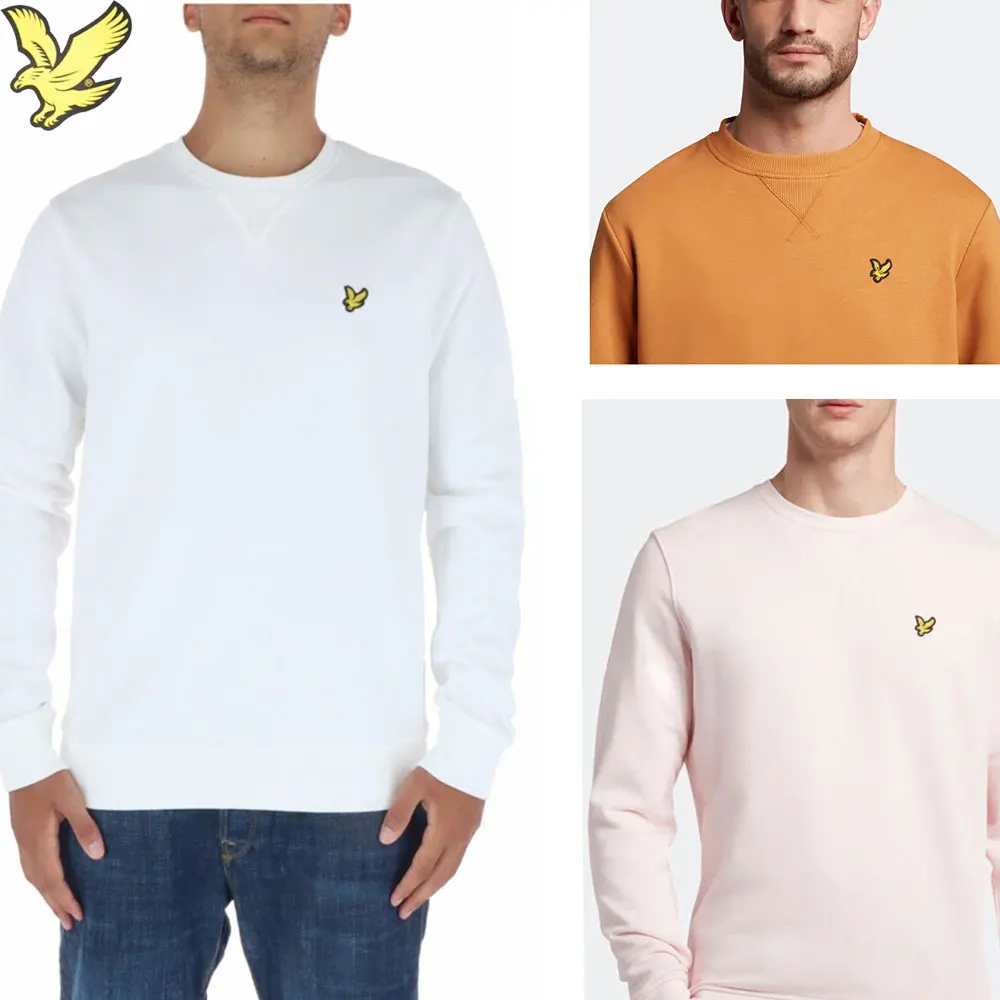 2025 LYLE Spring Summer season men's women's pure cotton O-Neck sports hoodie Eagle logo daily leisure brand sweatshirt clothing