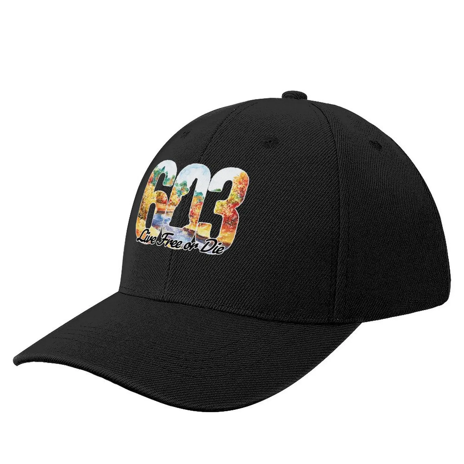 

603 NH Live Free or Die - New Hampshire Autumn Watercolor Foliage Baseball Cap custom Hat Fishing cap Mens Hats Women's