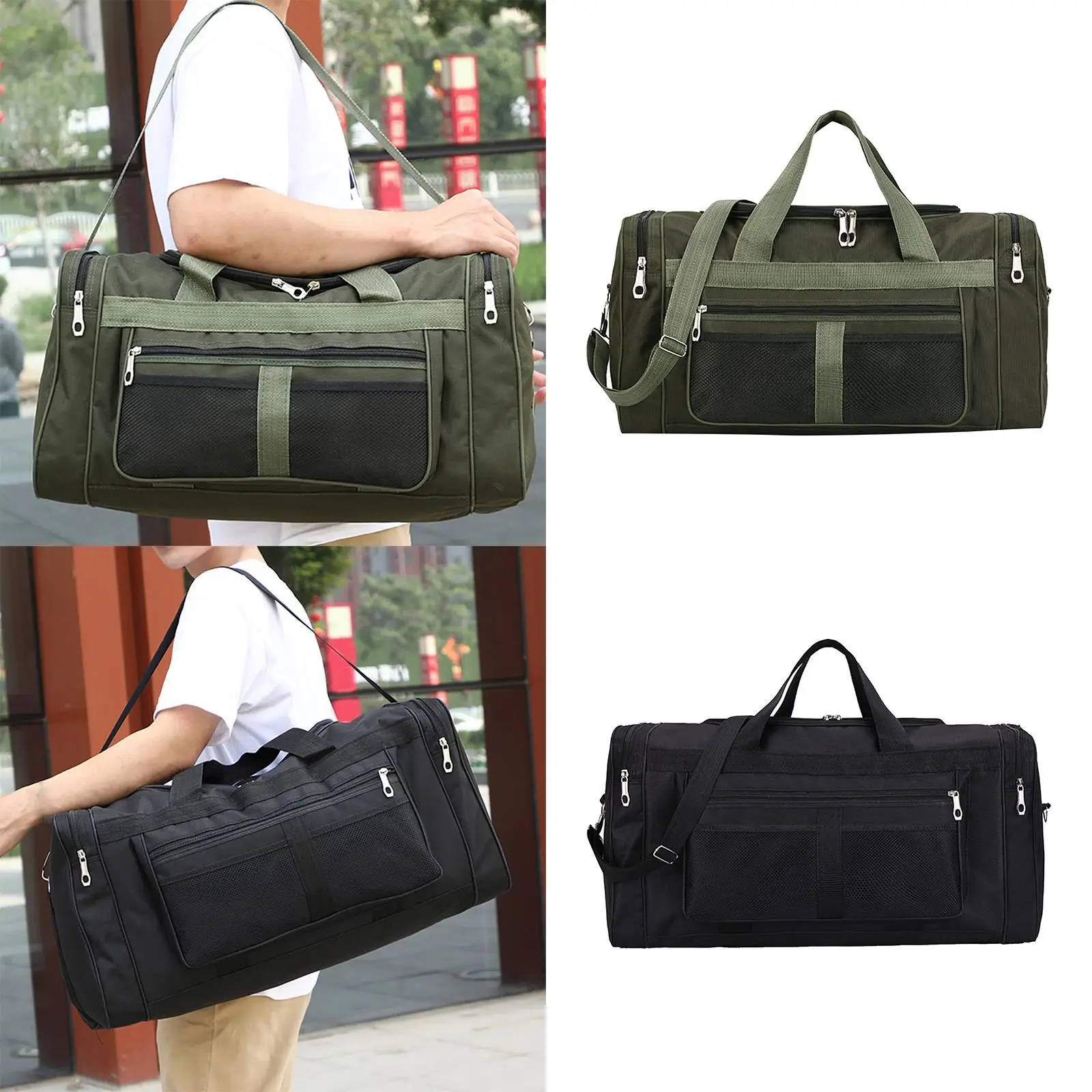 Travel Bag Travel Duffel Bag Handbag Holdall Organizer Storage Carry On Luggage Weekender Bag for Yoga Women Swimming Men Clothing Fitness