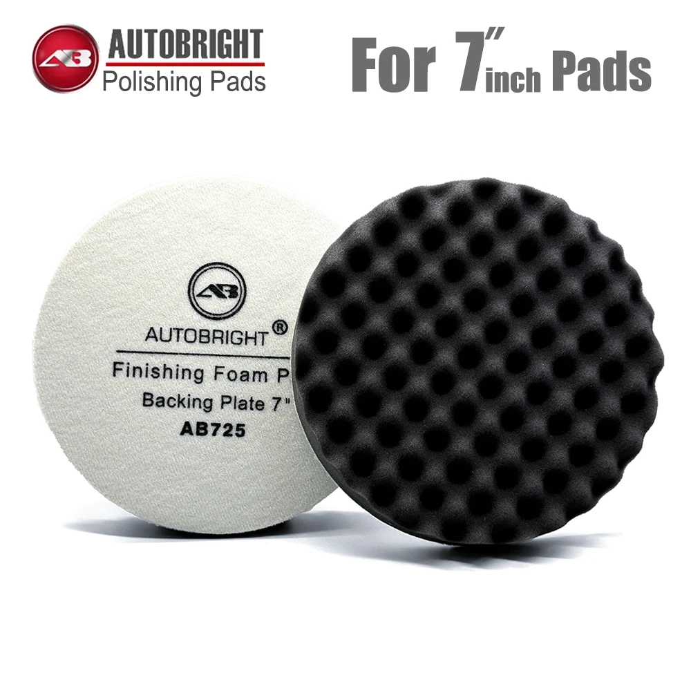 3M Perfect-It Foam Polishing Pad, 8 In, 05725 Single Sided Black Wavy Sponge Whe