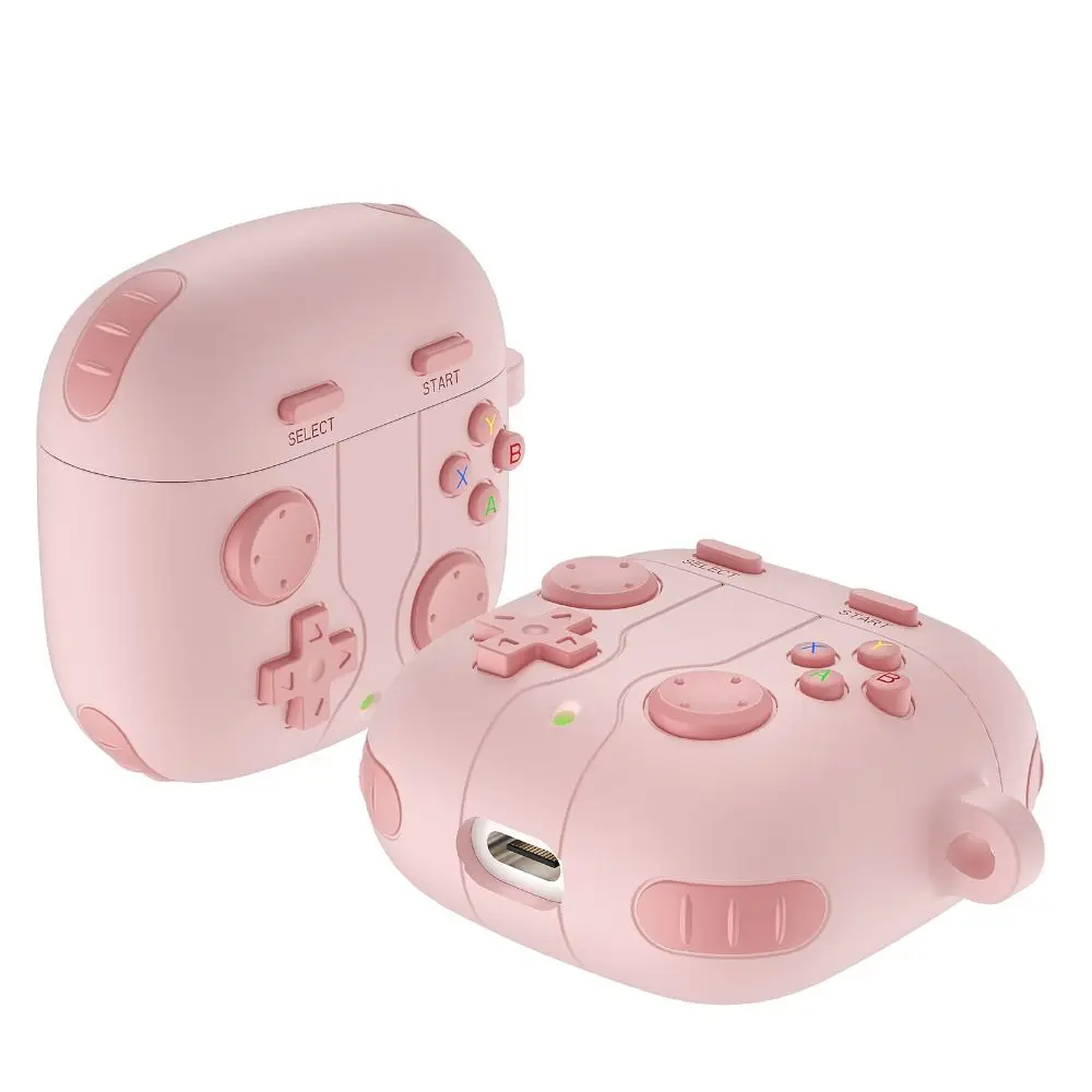 Cartoon Style 3D Silicone Earphone Protective Cover - Dustproof Game Console Design