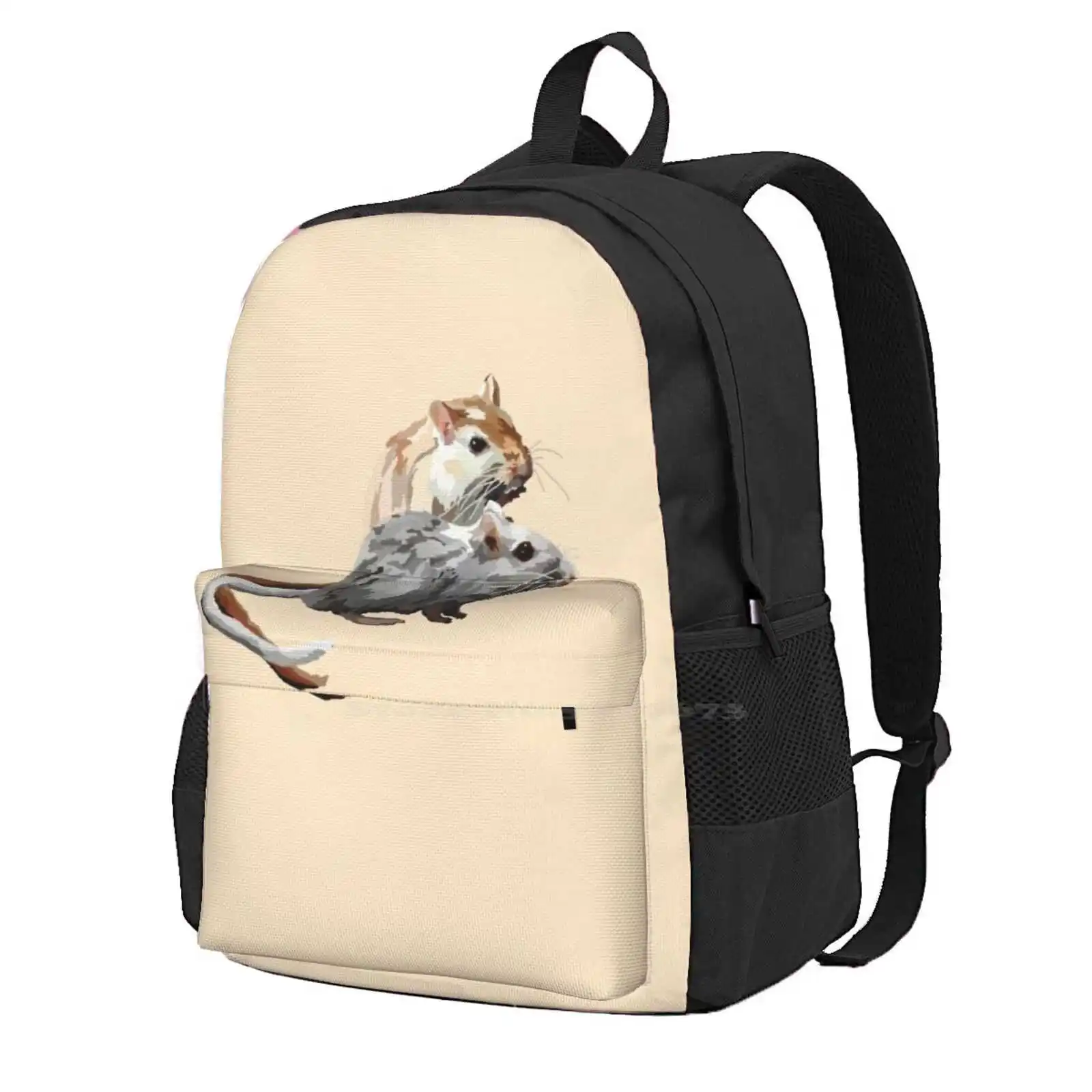 

Gerbils Bag Backpack For Men Women Girls Teenage Gerbils Animals Woestijnrat