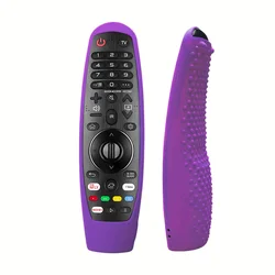 Silicone Remote Cover - Non - Slip Shockproof and Dustproof Protective Skin (Purple)