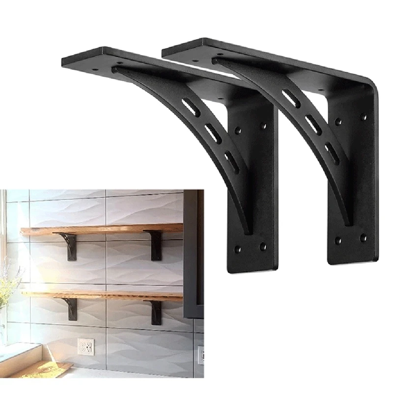 

Heavy Duty Shelf Brackets Premium Metal Mantel Brackets Fireplace Mantel Brackets 2PCS