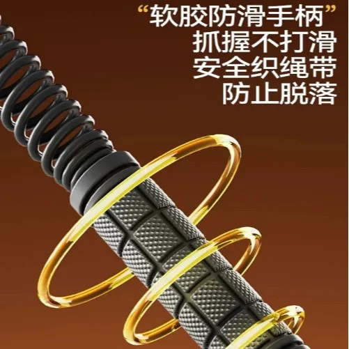 Ergonomic Strength Yoga Massage Stick Training Grip Triceps Express Arm Muscle Expander Spring Fitness Trainer Exercise Tools