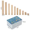 Children's Wooden Number Stick Cognitive Matching Addition Subtraction Operation Montessori Logical Thinking Training Math Toys 6