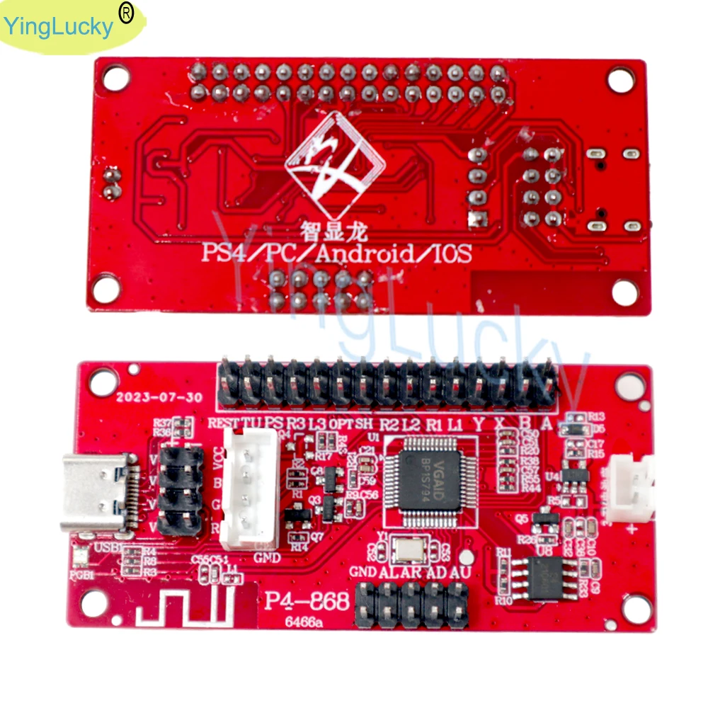 Wireless Bluetooth Joystick Encoder USB Arcade Controller with Battery