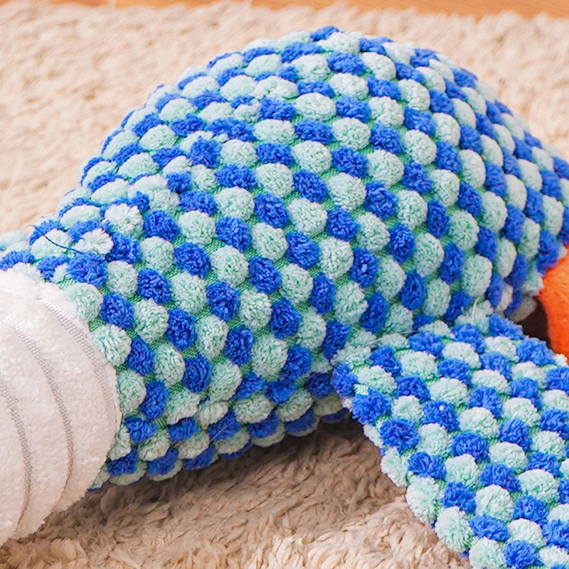 Plush Goose Dog Toy - Chew  Squeak Toy for Small to Large Dogs and Cats