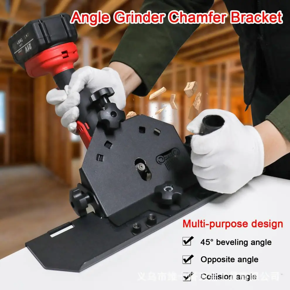 

45 Degree Angle Grinder Chamfer Bracket Cutting Machine for 115/125 Type Angle Grinder Chamfer Utility Chamfering Tool