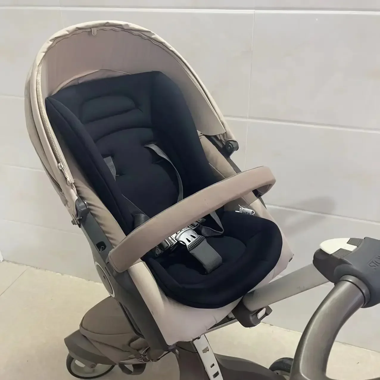 Applicable to StokkeXploryX V3V4V5V6 Scoot Baby stroller seat cushion, cotton pad, warm and breathable pad accessories