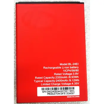 Batteria Originale 3.8V 2400mAh BL-24EI per Cellulari Itel A40 A41 A41+ A44 A44Pro A46 A17 S13 S31 IT1508 A52S Lite