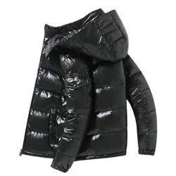 2023 Winter New Men's Puffer Jacket Fashion Thick Men Women Duck Down Jacket Outdoor Warm Casual Coats Solid Hooded Overcoats
