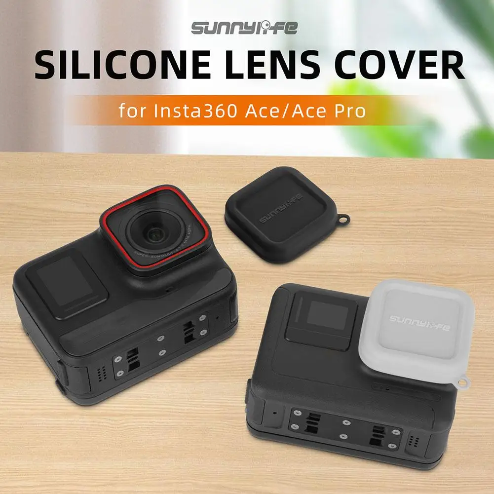 Description Picture 5 of item1pc For Insta360 Ace/Ace Pro Silicone Camera Lens Cap Anti-scratch Dust-proof Lens Protective Cover Camera Protector Accessories