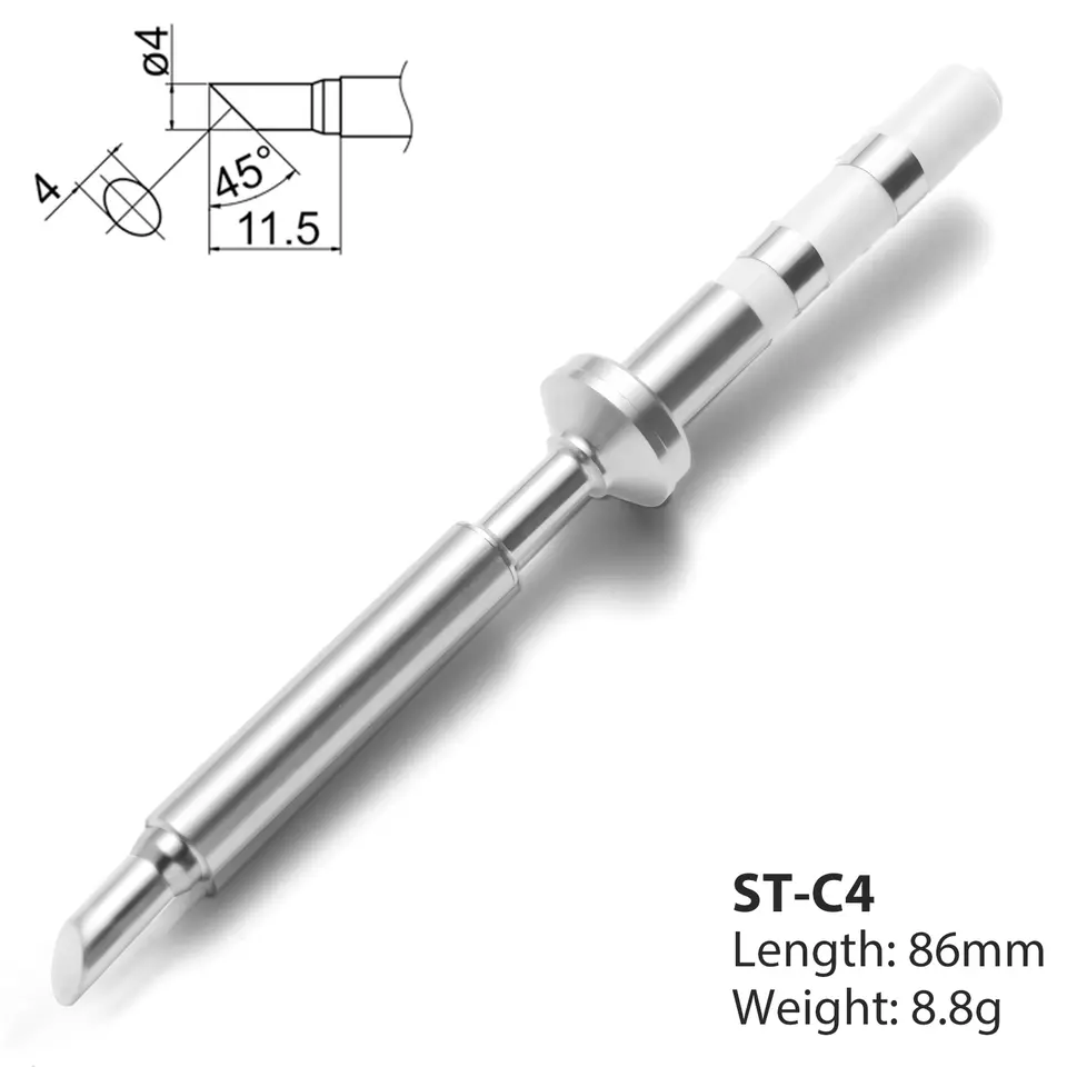 Pinecil V2 Pine64 TS100 TS101 Electric Soldering Iron Tip Replacement Various Models Tips Series ST-B2/BC2/K/KU/J02/D24/C4/I image 13