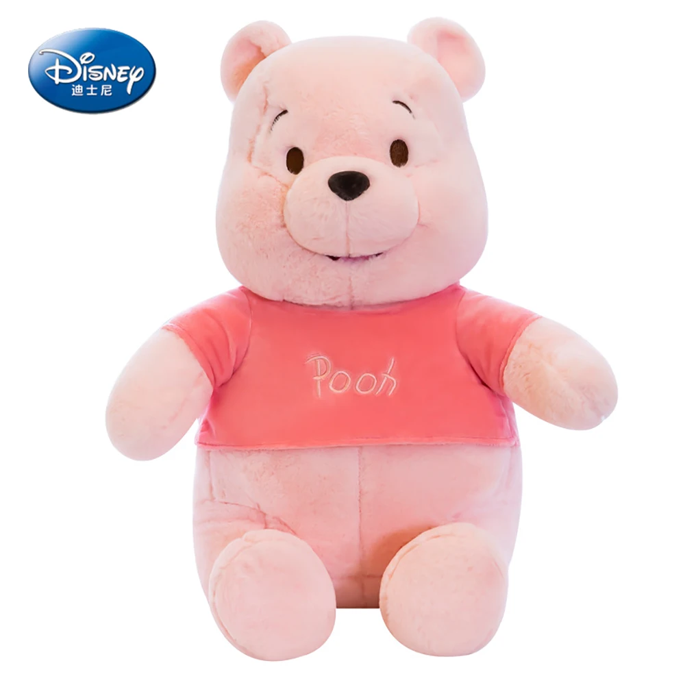 35CM Disney Cute Winnie The Pooh Stuffed Plush Toys For Girls Cartoon Bear Dolls Gifts For Company Celebrations Children