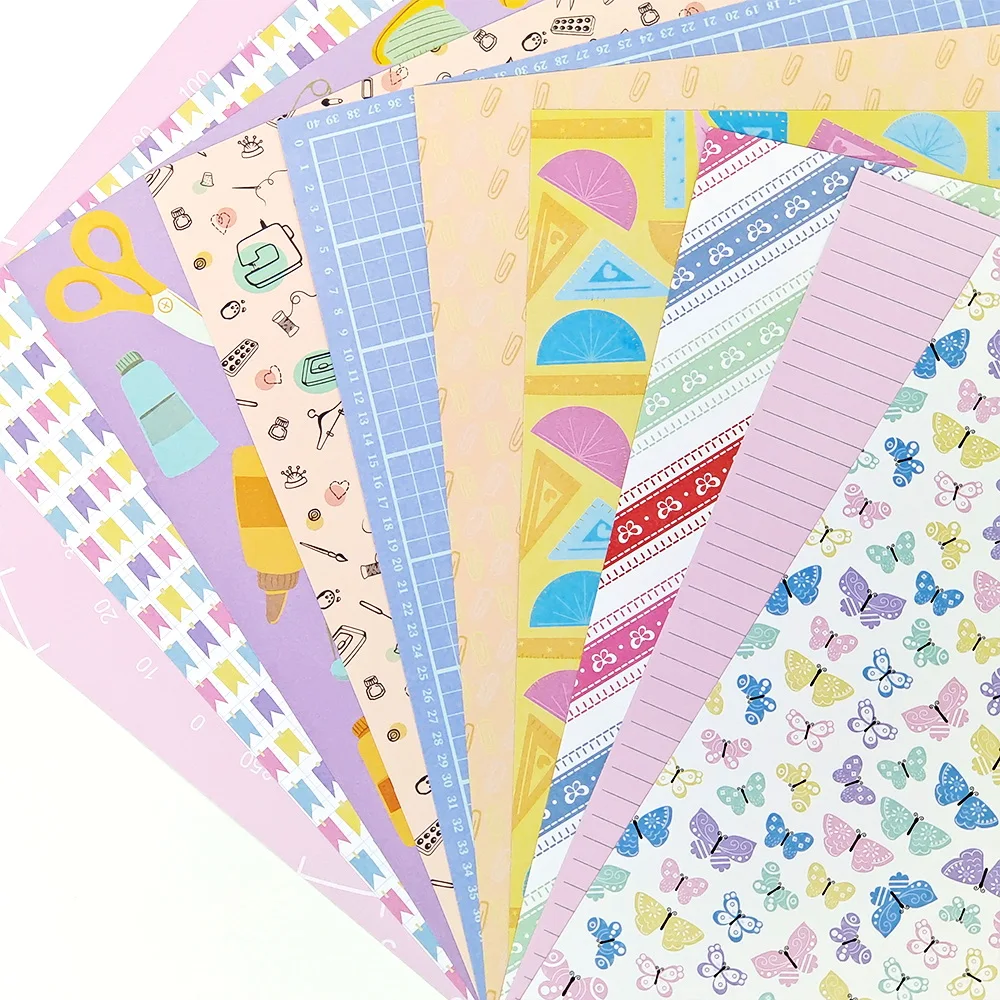 Creative Path 12 Zoll Scrapbooking-Papiere, 20 Blatt Bastelmaterialien für Journaling, Kartenherstellung, Dekorative Designer-Packung – Detail 4