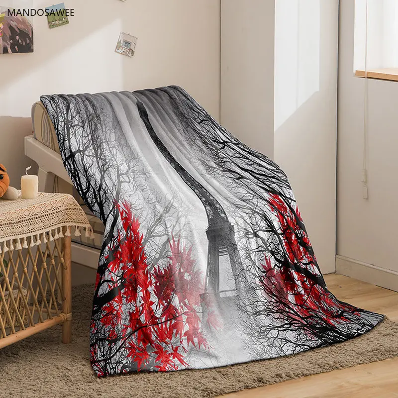 3D Blankets Sofa Bed Blanket Fluffy And Soft Blanket Insulation Flannel  Bedspread Portable Travel Blanket Size Queen King - AliExpress