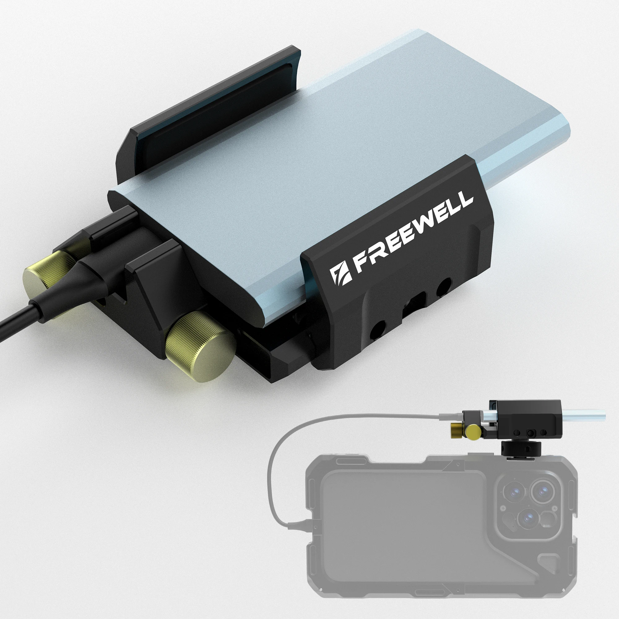 Freewell SSD Mount and Arca Swiss Quick Release Plate for Smartphone Genius Rig