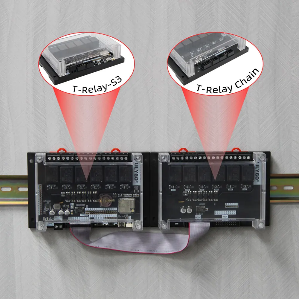 Relé Esp32-s3-wroom1u Development Board Display Lcd Expansível Hrs4h-s-dc5v 24-way Relés Lílio®t-relay-s3 Esp32-s3 6-way - Image 6