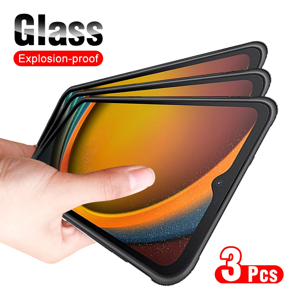 

3pcs protective glass For Samsung Galaxy Xcover7 samsun X cover 7 screen protector sansung xcover 7 6.6 inches HD Tempered Glass