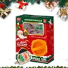 Christmas Egg Twisting Machine Toy Xmas Theme Capsule Dolls Catching Toy Mini Claw Machine For Kids favor Christmas Gift Box New 5