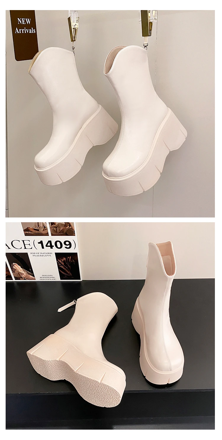 Women's Mid-calf Boots - true deals club