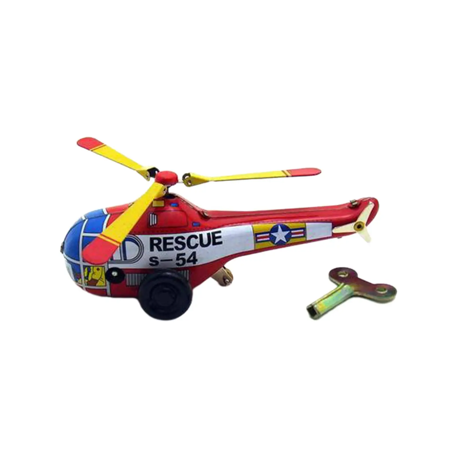 

Tinplate Wind up Helicopter Collection for Holidat Gift Adults Girls Boys
