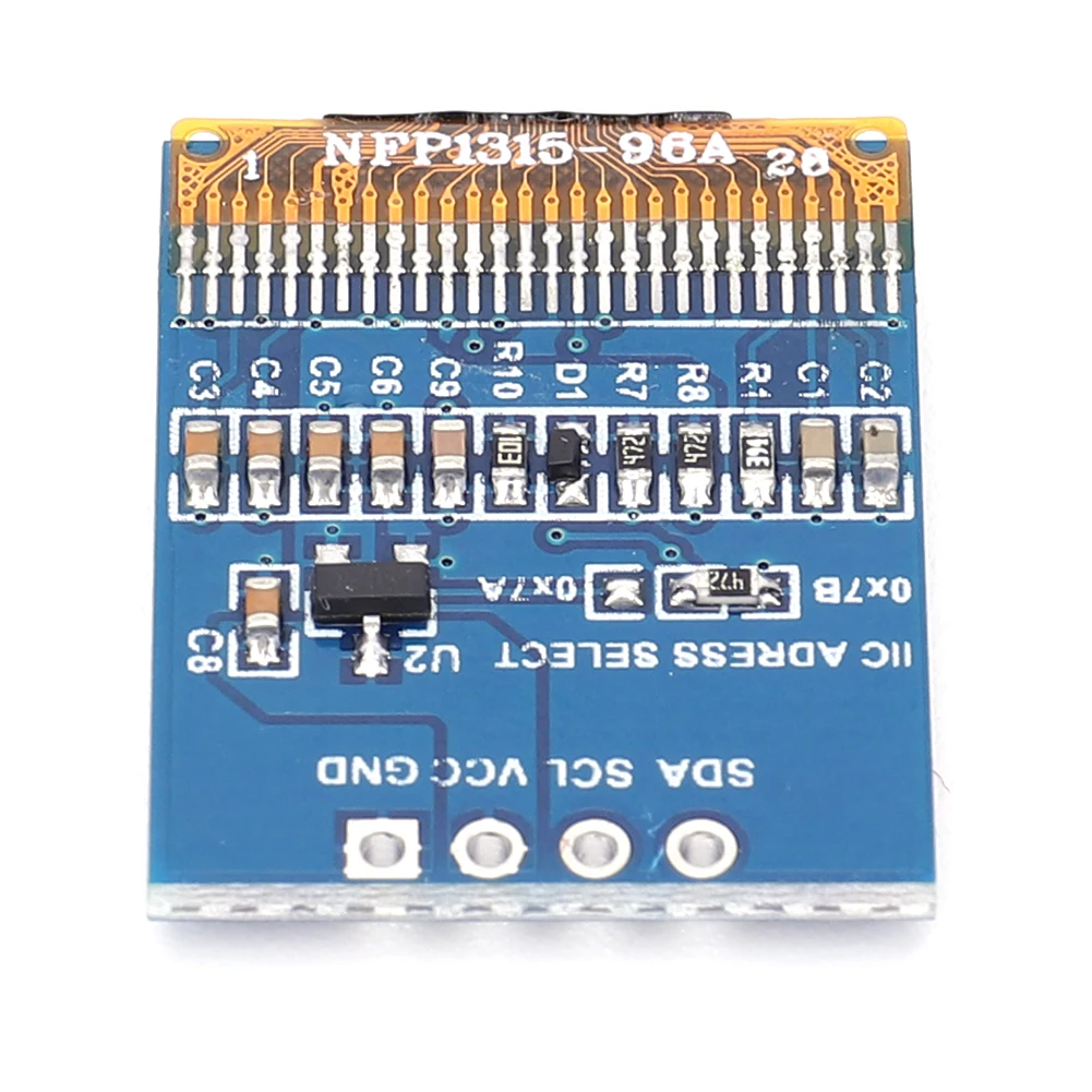 0.66 Inch OLED Display Module 64x48 Pixels LCD Screen Control Board 3.3-5V 4 Pin I2C IIC for Arduino Electronic DIY