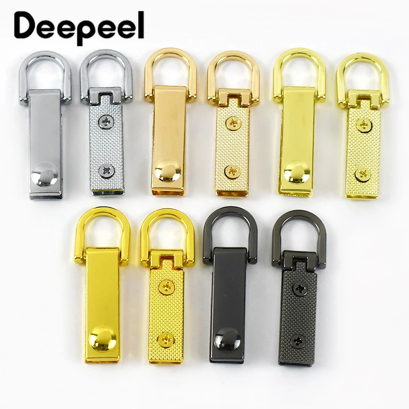 4/10Pcs Deepeel Metal Bags Side Connector Buckles D Ring Hooks Handbag Clip Clasp Bag Strap Leather Crafts Hardware Accessories 10 50 pieces metal flat custom o ring bag buckles women handbag strap clothes decorative clasp loop diy hardware accessories