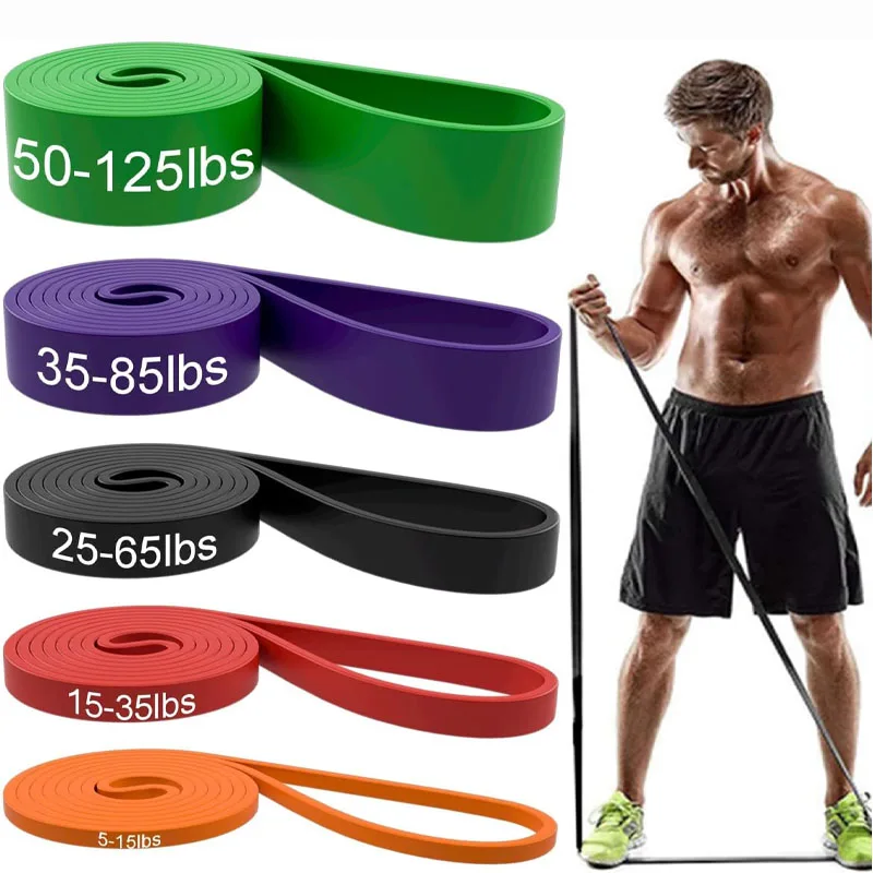 

Tough Latex Resistance Band Elastic Exercise Strength Pull-Ups Auxiliary Band Pilates Gym Fitness Equipment Strengthening Train
