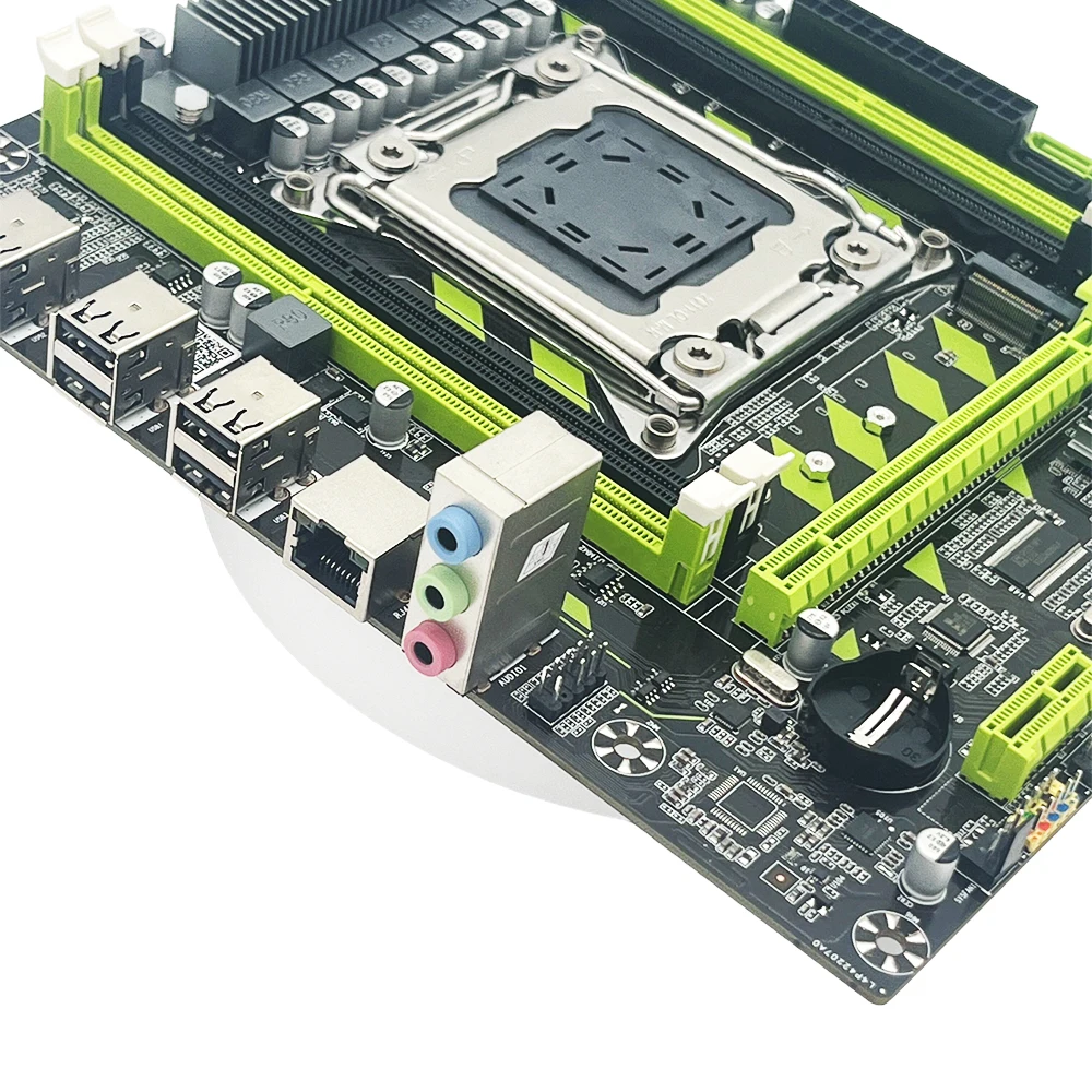 KEYIYOU LGA2011 X79G Motherboard Combos E5 2667 V2 LGA 2011 CPU 16GB (2pcs  *8GB) DDR3 ECC REG RAM 1600Mhz PC3 128000R M.2