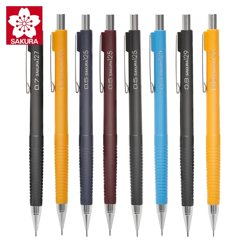 SAKURA Mechanical Pencil 0.3/0.5/0.7/0.9mm Press Automatic Pencil Propelling Pencils Sketch Supplies 2