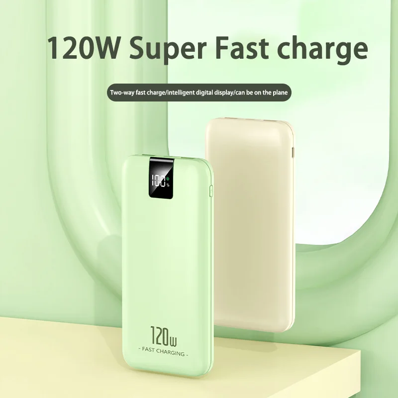 Xiaomi 120W Super Fast Charging Battery 200000mAh Power Bank 100000mAh High Capacity Lightweight Portable Square Digital Display - Image 5