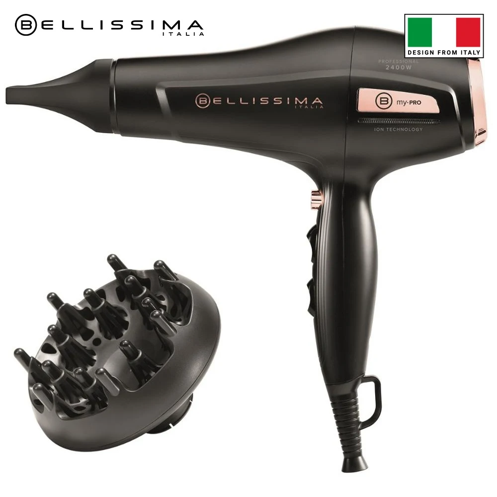 Фен My Pro 2400в Hair Dryer Bellissima My Pro 2400w 2 Nozzles Ceramics ...