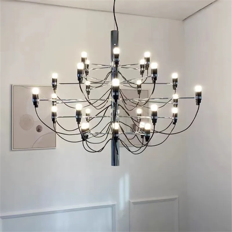 Lampadario Cromato Designer Summer Fruit Lights Modern Silver Gold 18/30/50 Heads Foscarini Light Living Room Dinning Room Light