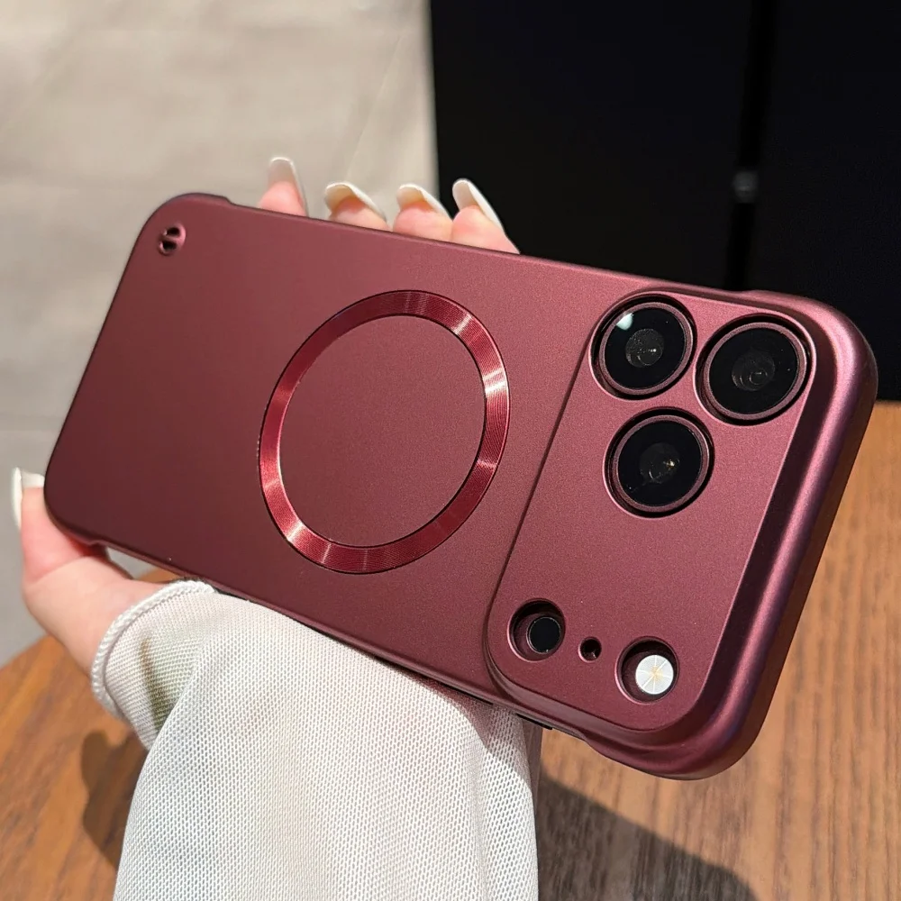 Sleek Shockproof Matte Case with Camera Protection