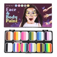 Large Capacity Multi-Color Water-Soluble Body Paint Pigment Children's Face Paint Safe and Non-Toxic Cosplay Makeup Face Paint 2