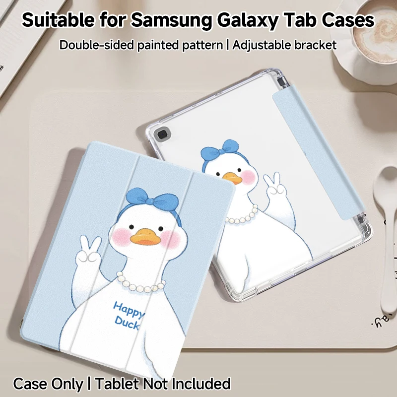 Tri-Fold Double-Sided Painted Tablet Case