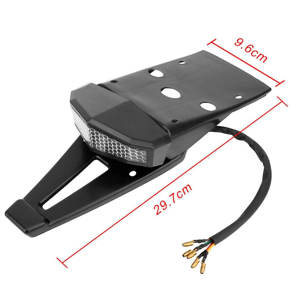 

Accessories Tail Light With Bracket Turn Signal Universal 1pcs Bike Enduro Fender Rear Tail Light For Dirt LED