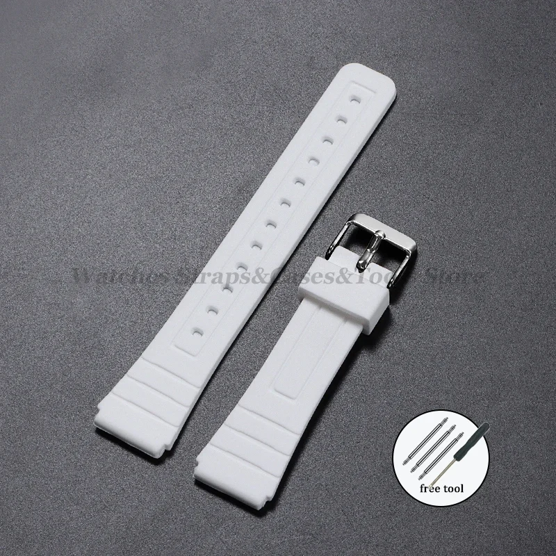 ตัวเลือกสินค้า ยางซิลิโคน 18 มม. สำหรับ Casio สายนาฬิกา SportBracelet