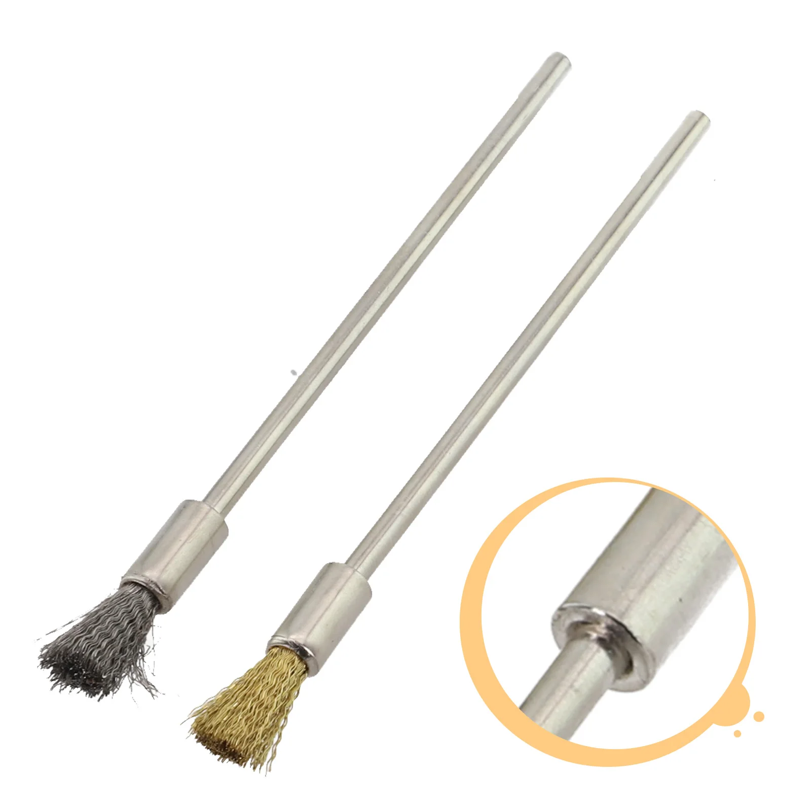

Wire Wheel Pencil Brushes Mounted Abrasive Stainless Steel Preparation Tasks Compatible Detailed Work Durability
