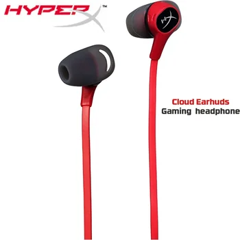 HyperX 클라우드 게이밍 이어버드, 마이크 포함, 몰입형 유선 게임 오디오 인이어 헤드폰, 화웨이 게이밍 헤드셋용, 정품