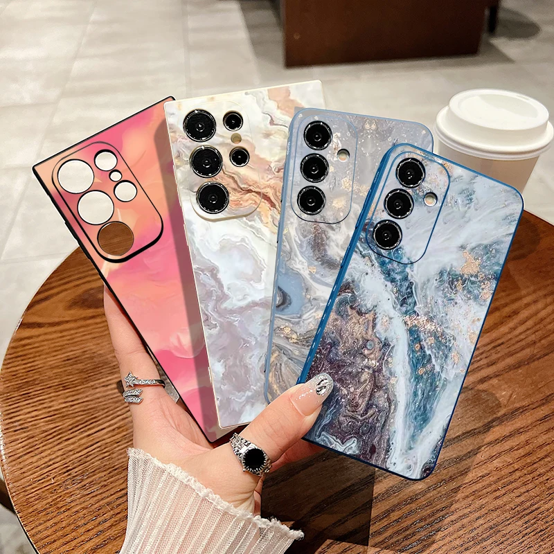 Elegant Sandstone Marble TPU Phone Case Cover