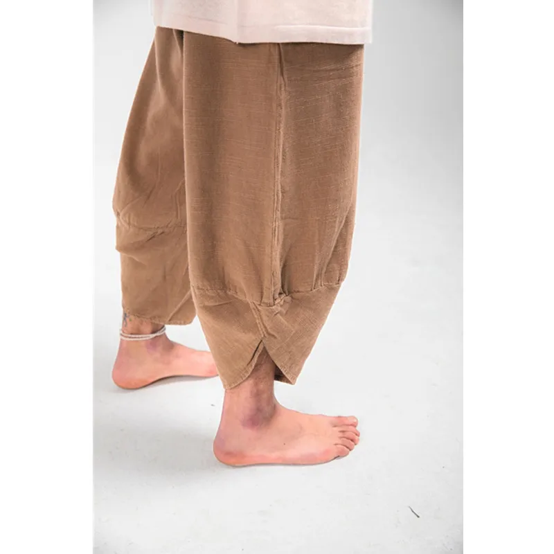 Harem Pants Womens Casual Hippy Loose Trousers Bohe Low Waist Baggy Trousers Elastic Waist Loose Meditation Pants Sweatpants