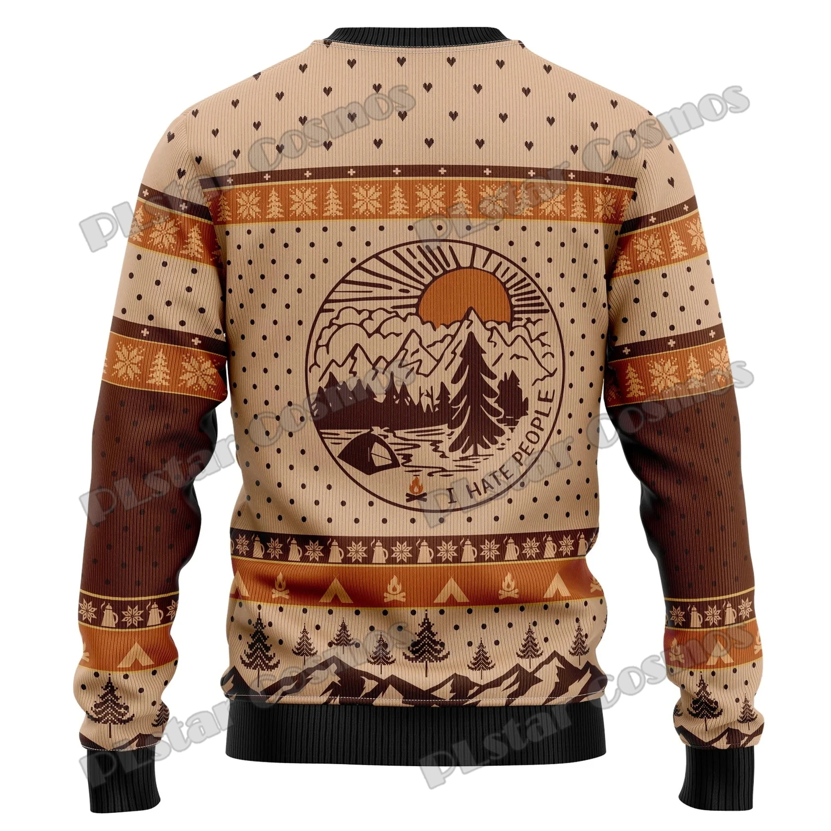 Chicken Life Weihnachtsgrafik 3D-gedruckter modischer hässlicher Weihnachtspullover für Herren, Winter, Unisex, lässiger Strickpullover, MYY14 – Detail 14
