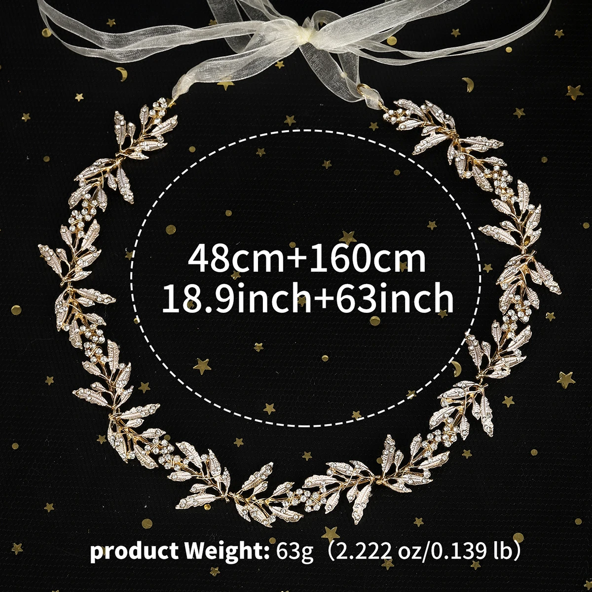 Efily Rhinestone Leaves Wedding Belts and Sashes Handmade Dress Accessories Crystal Bridal Belt for Women Bride Bridesmaid Gift