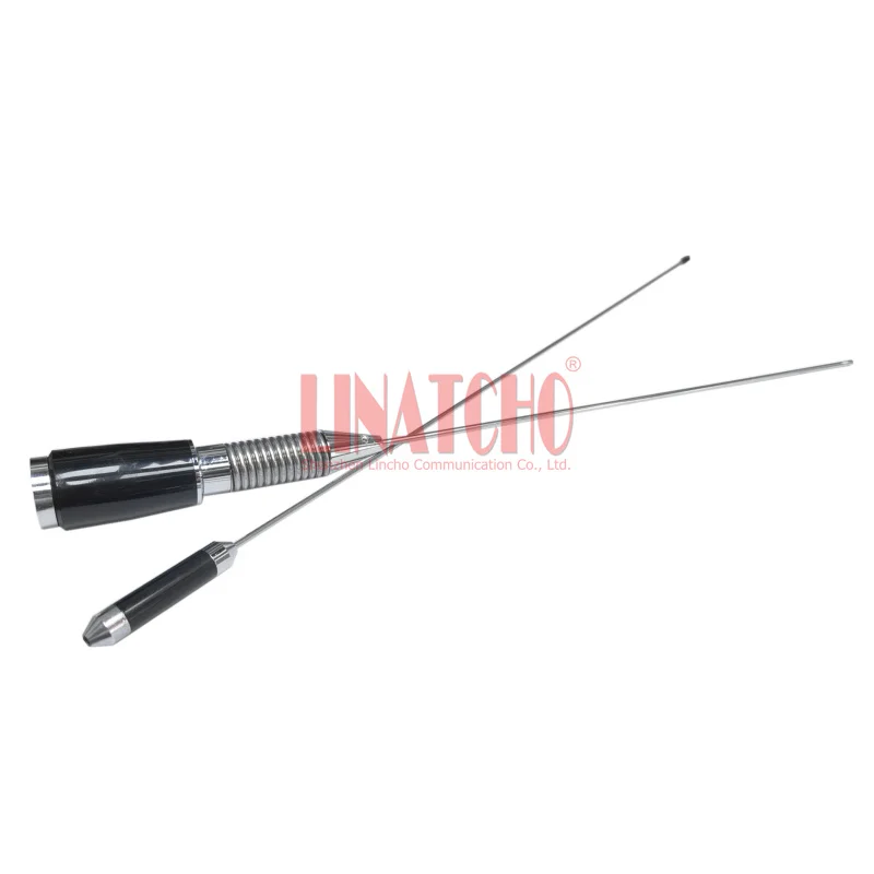 Detachable Frequency 155MHz VHF Bottom Spring Omni Whip High Gain Car Radio Antenna PL259
